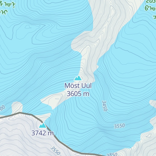 Map of Möst Uul