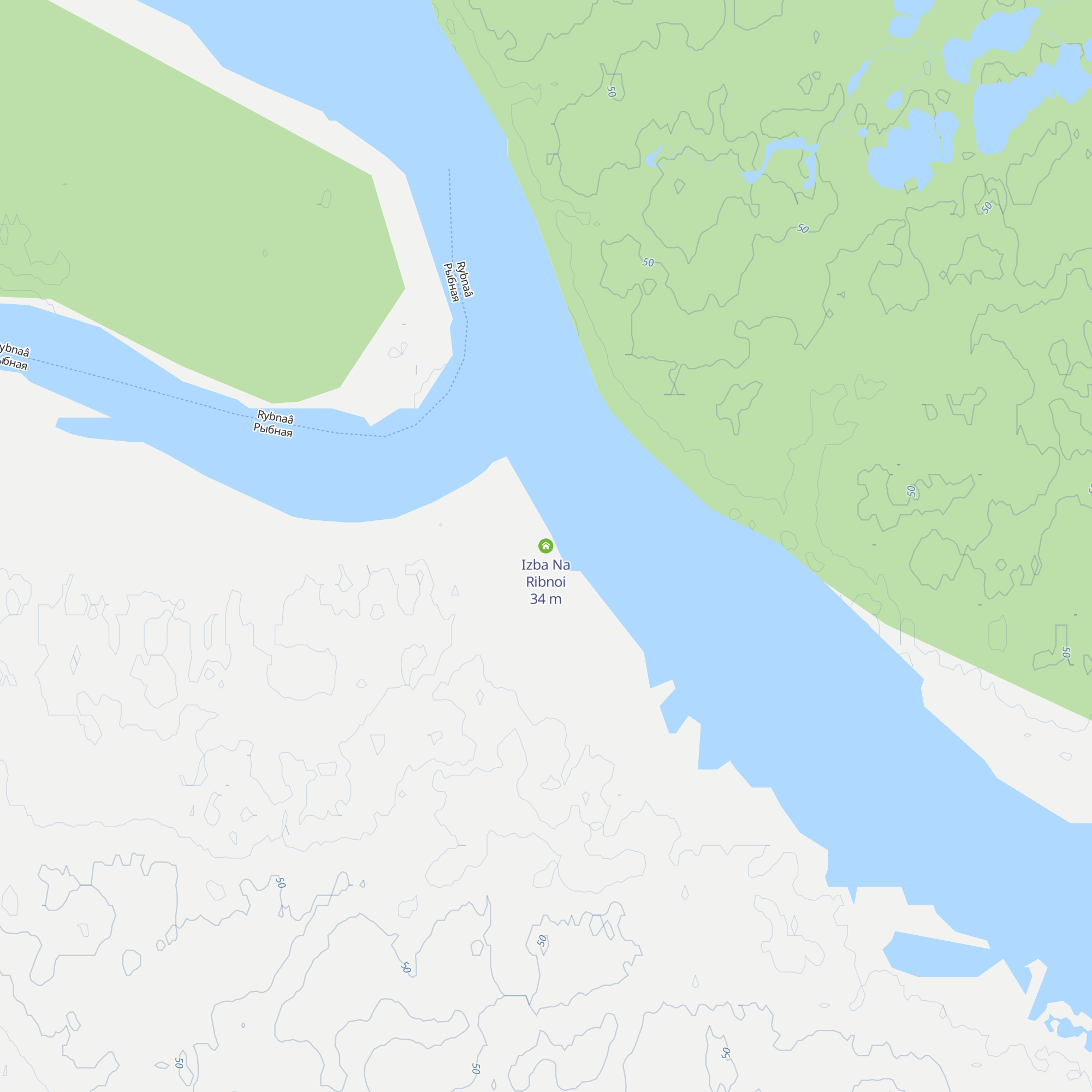 Izba Na Ribnoi map