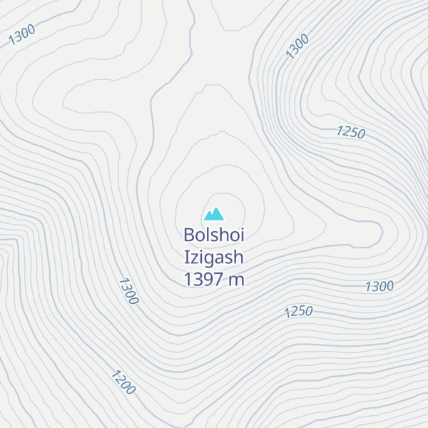 Map of Bolshoi Izigash