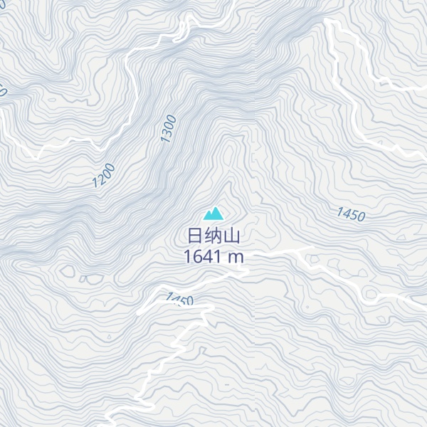 Map of 日纳山