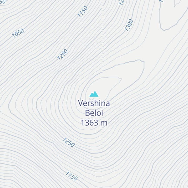 Map of Vershina Beloi