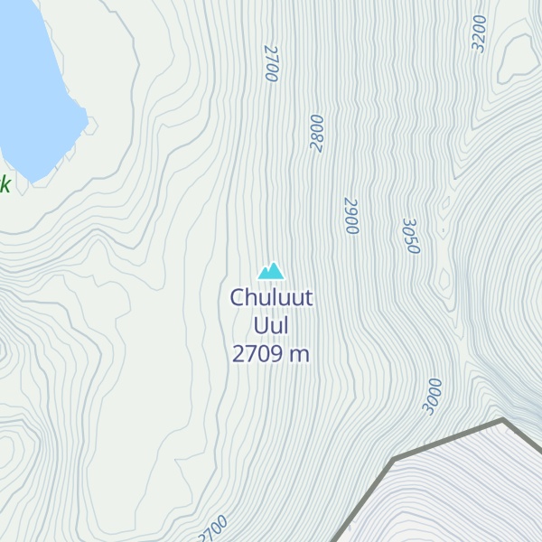 Map of Chuluut Uul