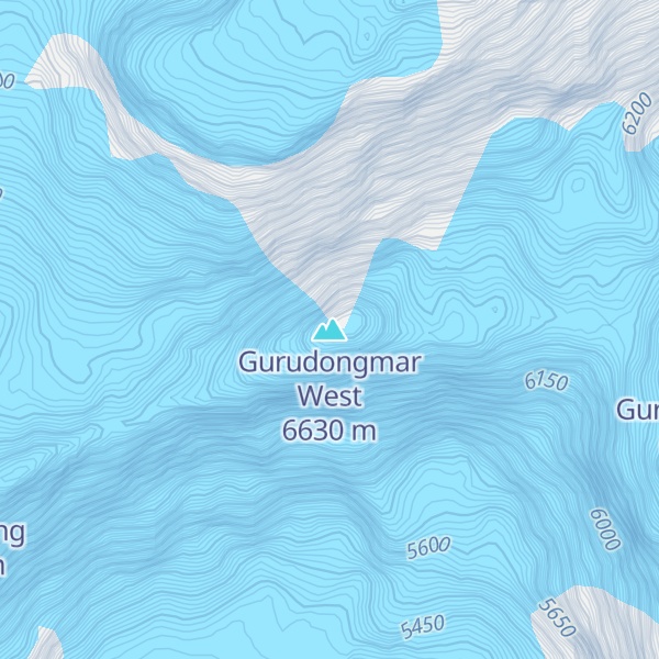 Map of Gurudongmar West