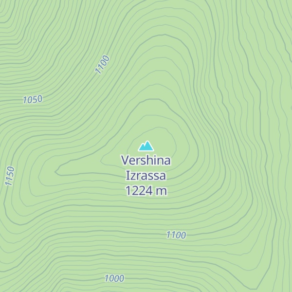 Map of Vershina Izrassa