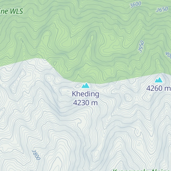 Map of Kheding