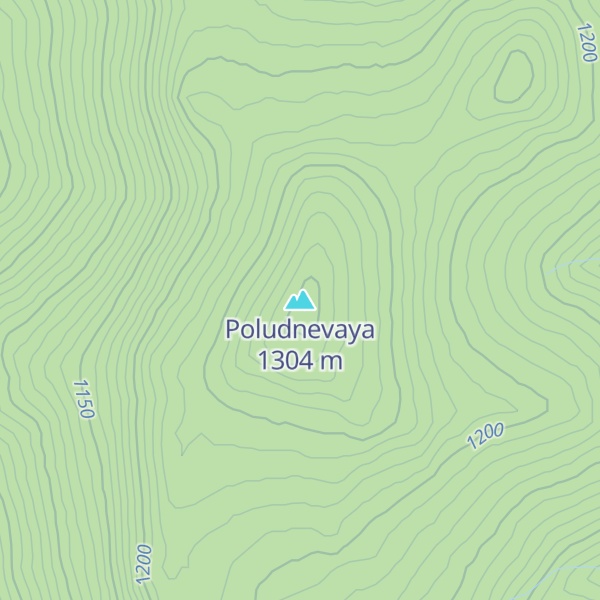 Map of Poludnevaya