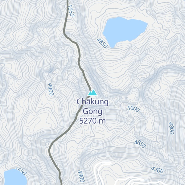 Map of Chākung Gong