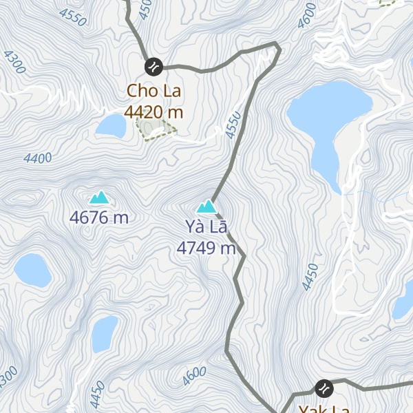 Map of Yà Lā