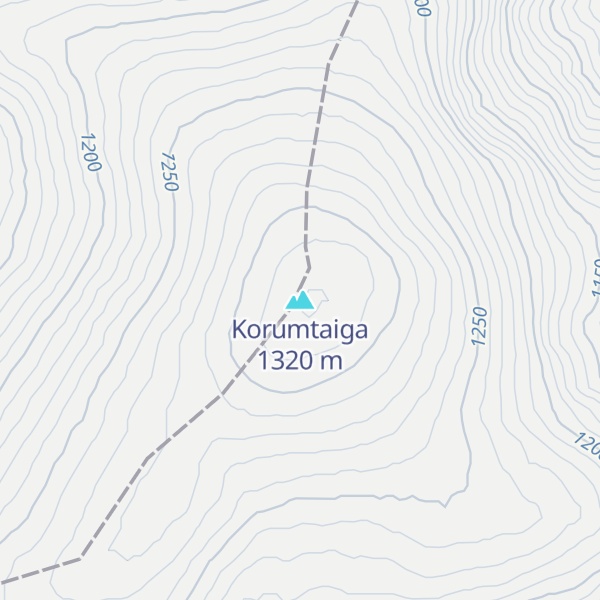 Map of Korumtaiga