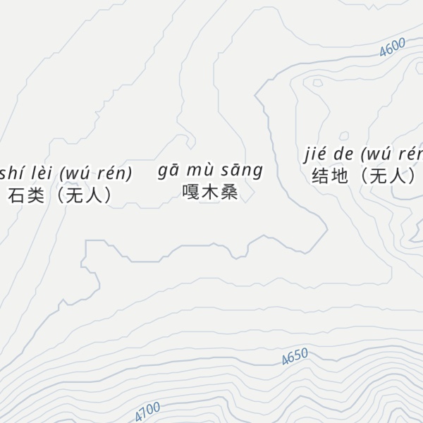 Map of Gā Mù Sāng