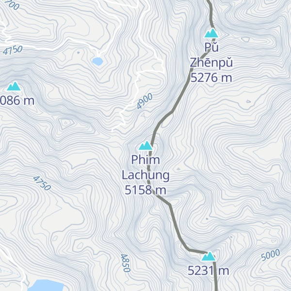 Map of Phim Lachung