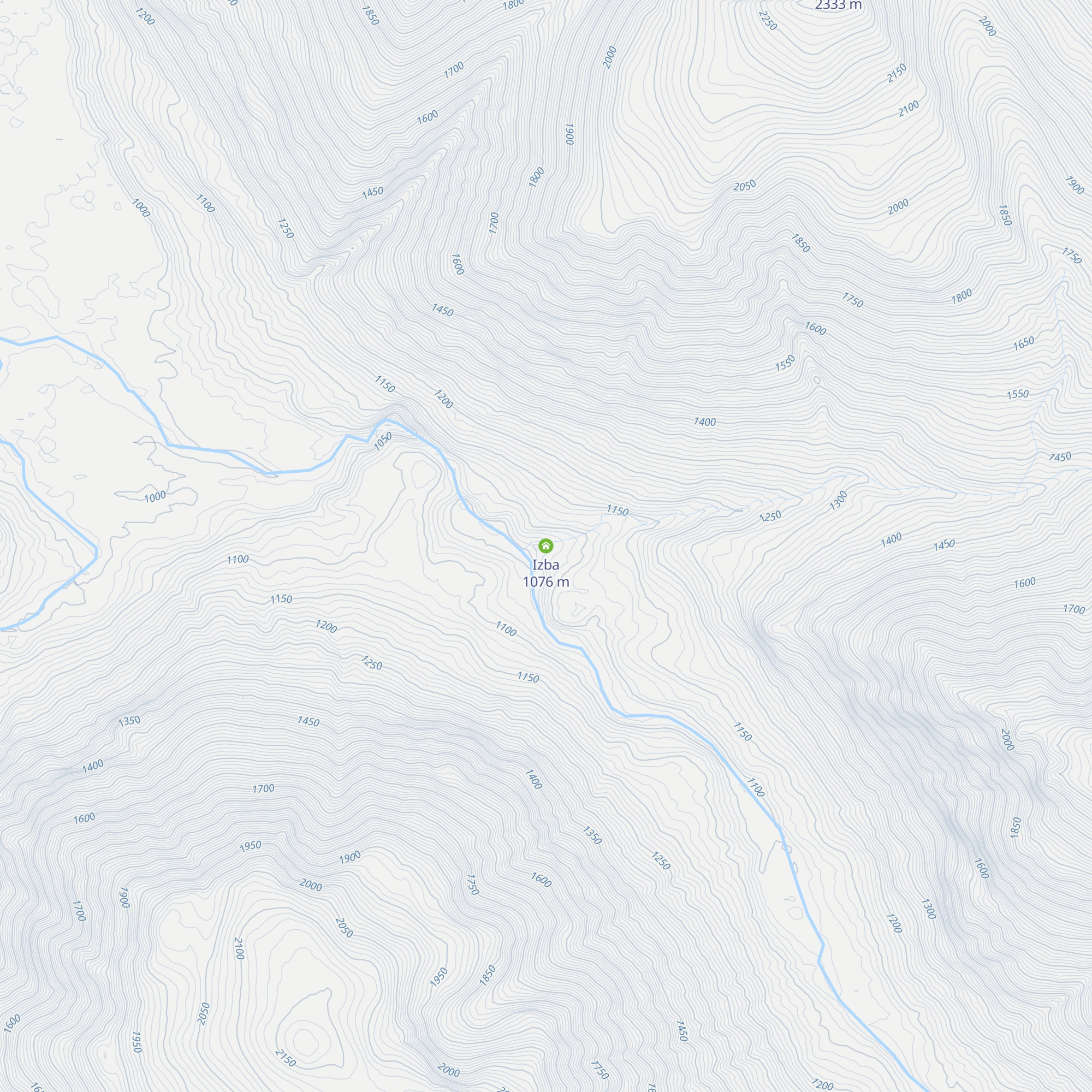 Izba map