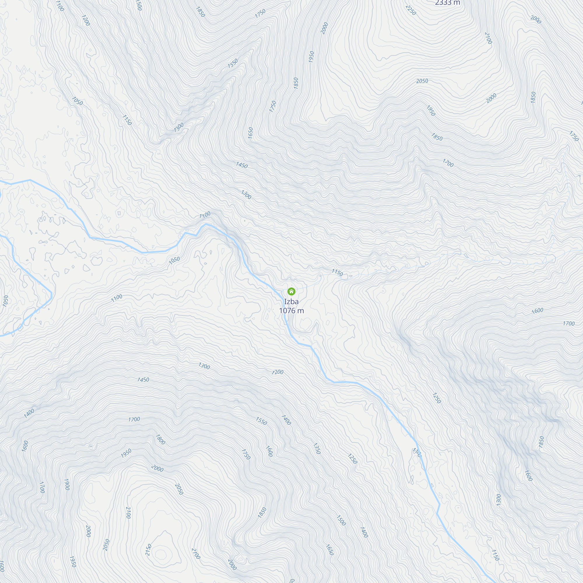 Izba map