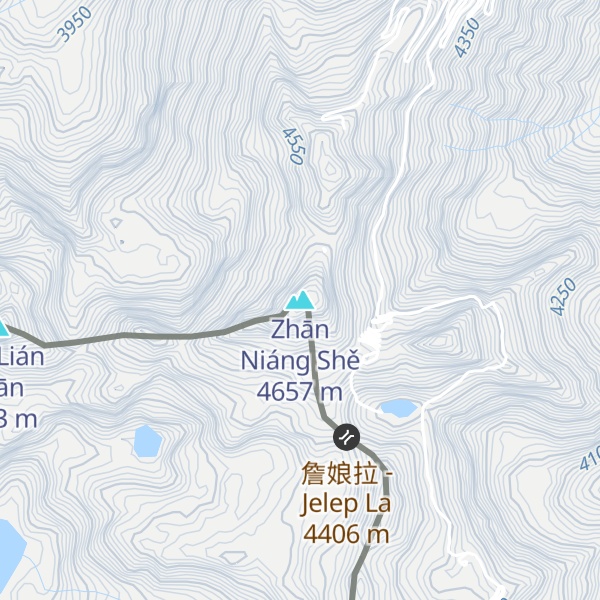 Map of Zhān Niáng Shě