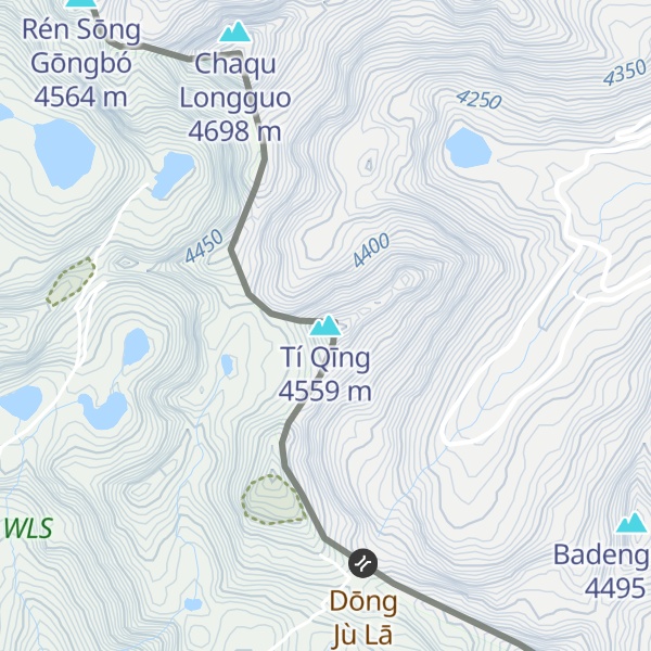 Map of Tí Qīng
