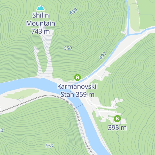 Map of Karmanovskii Stan