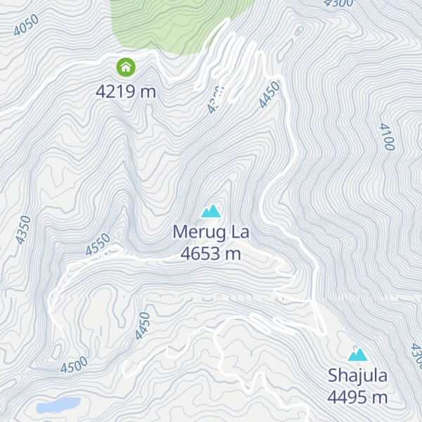 Map of Merug La