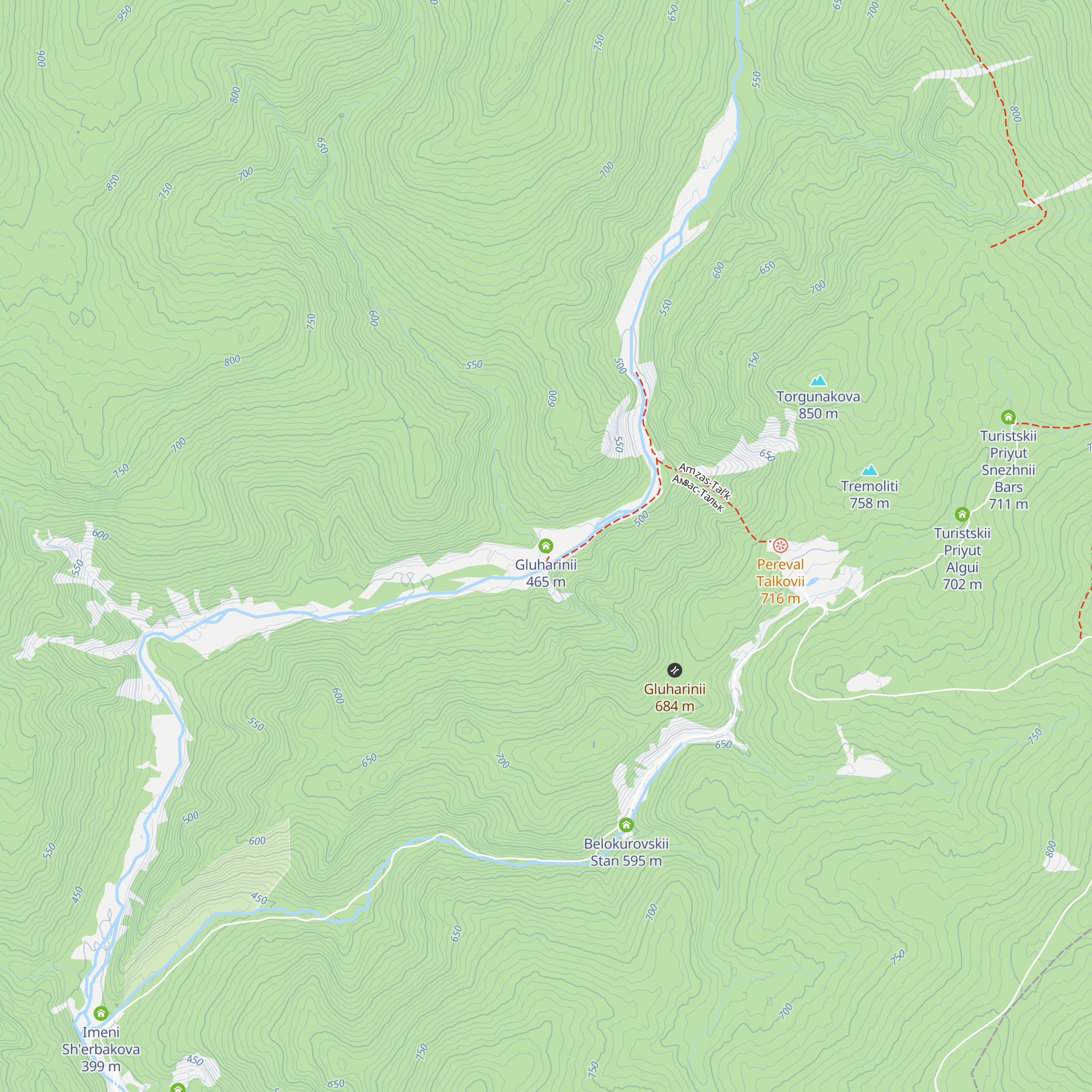 Gluharinii map