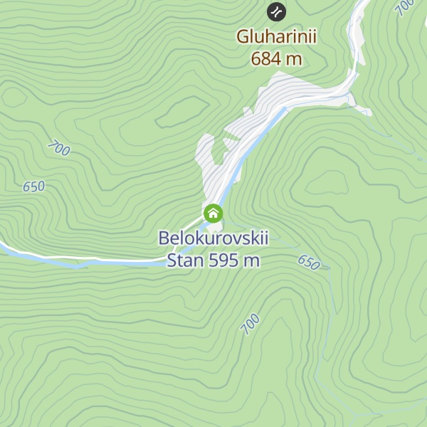 Map of Belokurovskii Stan