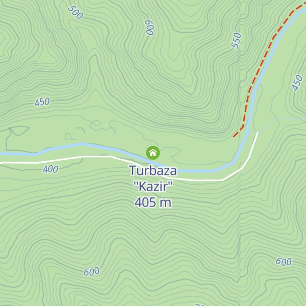 Map of Turbaza "Kazir"