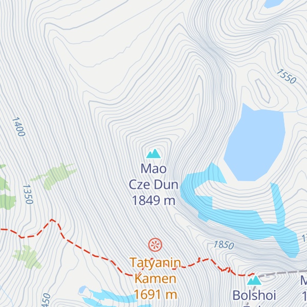 Map of Mao Cze Dun