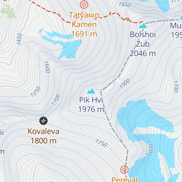Map of Pik Hvi