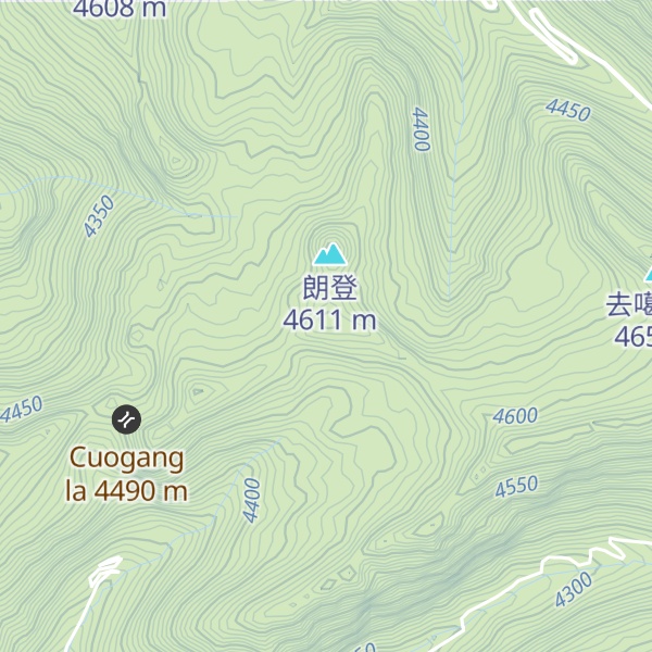 Map of 则古拉