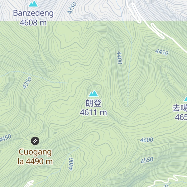Map of 朗登