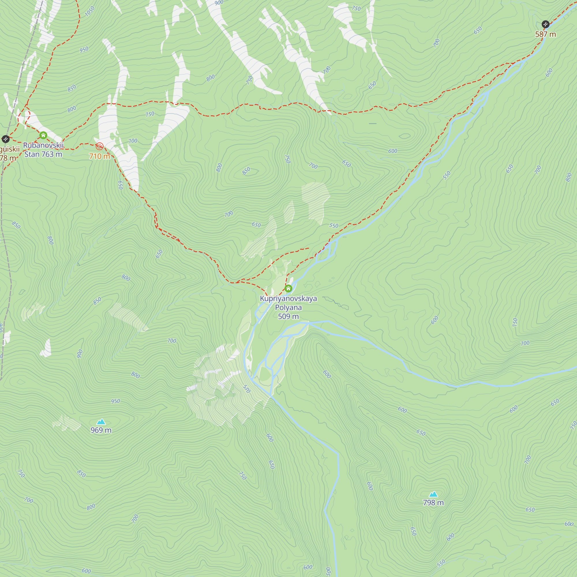 Kupriyanovskaya Polyana map