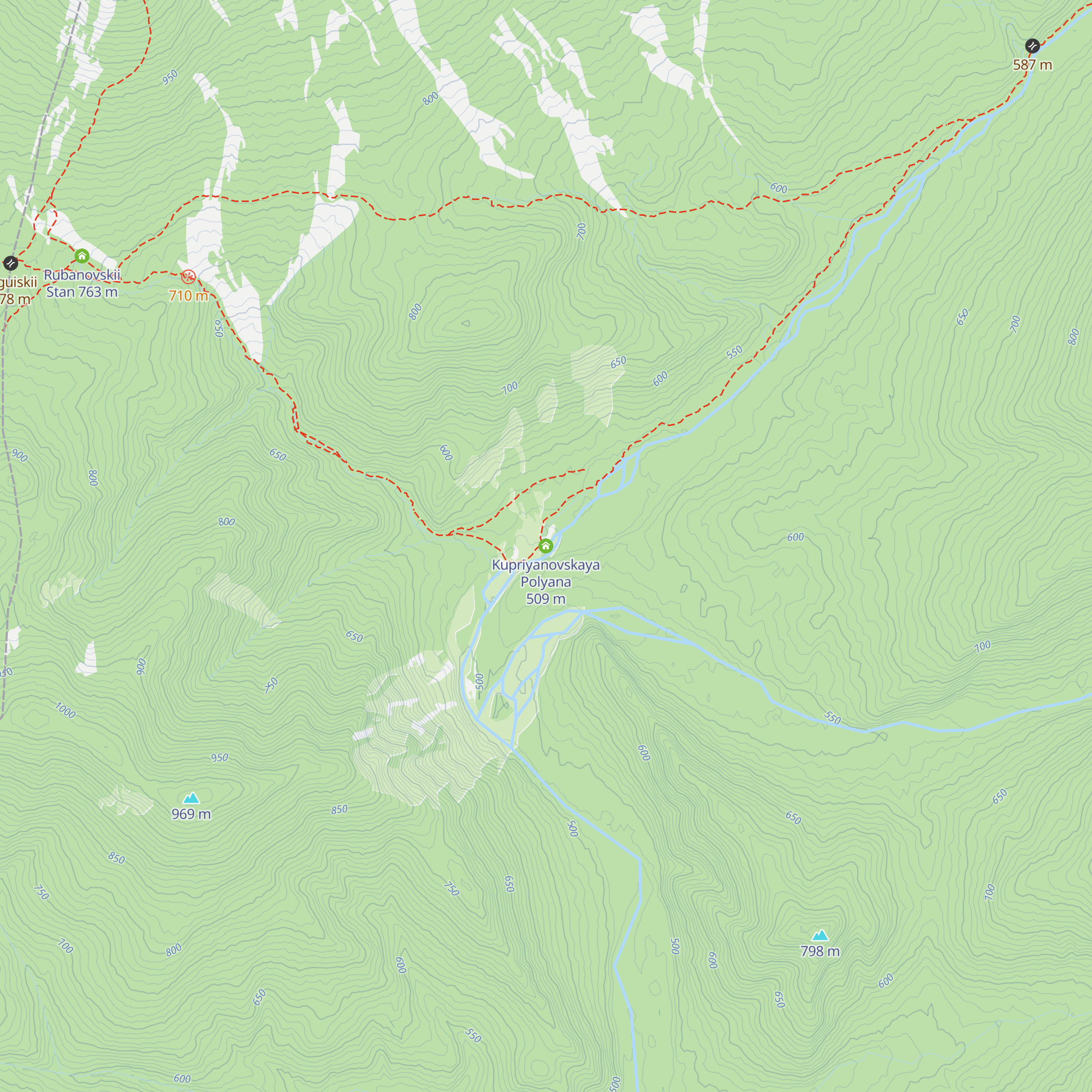 Kupriyanovskaya Polyana map