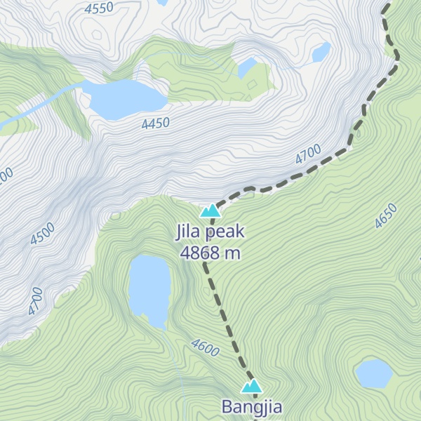 Map of Jila peak