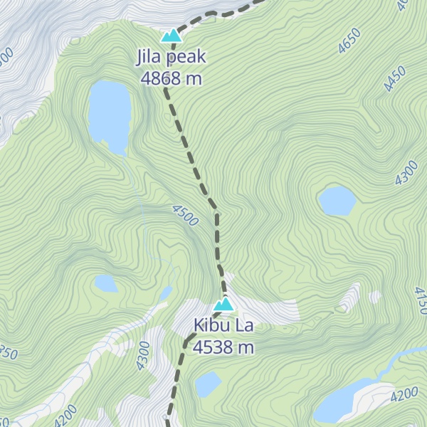 Map of Bangjia La