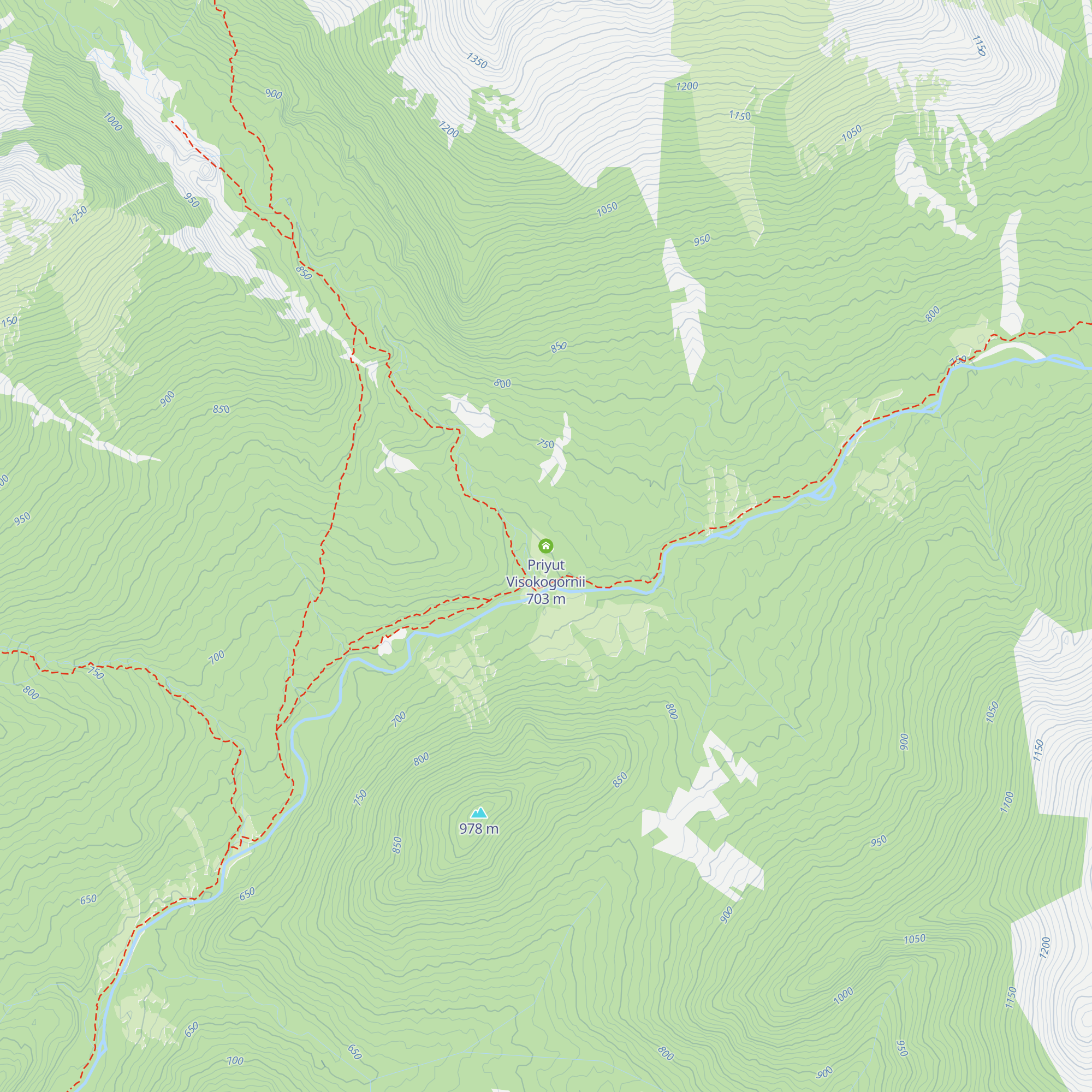 Priyut Visokogornii map