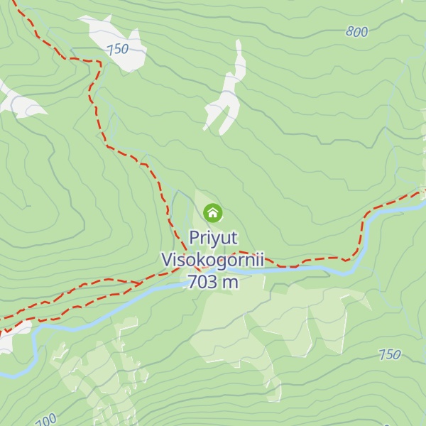 Map of Priyut Visokogornii