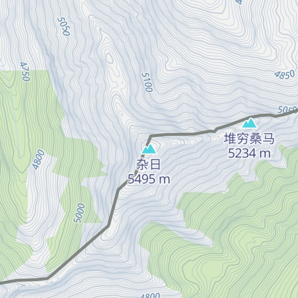 Map of 杂日