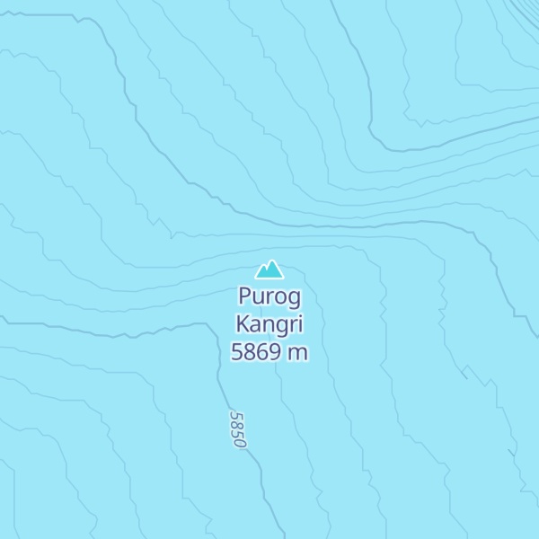 Map of Purog Kangri