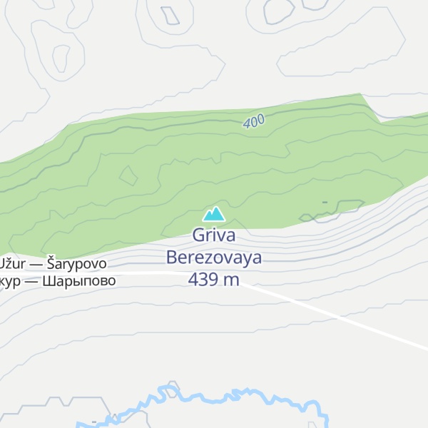Map of Griva Berezovaya