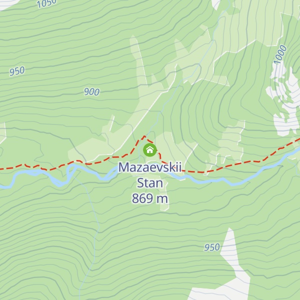 Map of Mazaevskii Stan