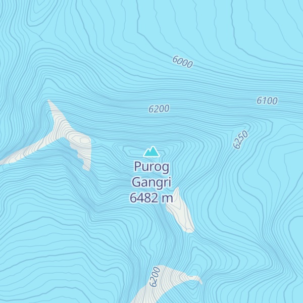 Map of Purog Gangri