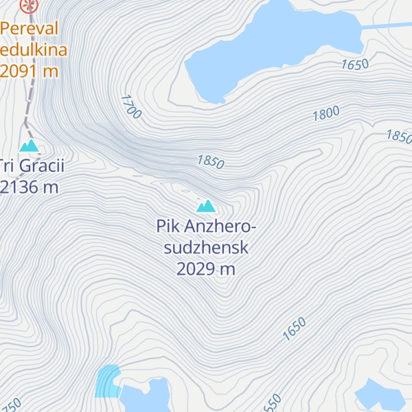 Map of Pik Anzhero-sudzhensk