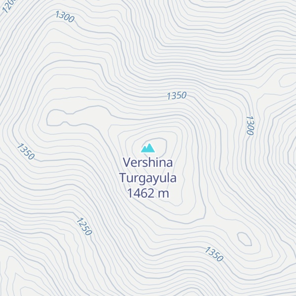 Map of Vershina Turgayula