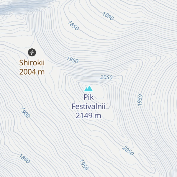 Map of Pik Festivalnii