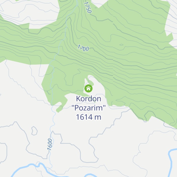 Map of Kordon "Pozarim"