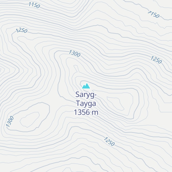 Map of Saryg-Tayga
