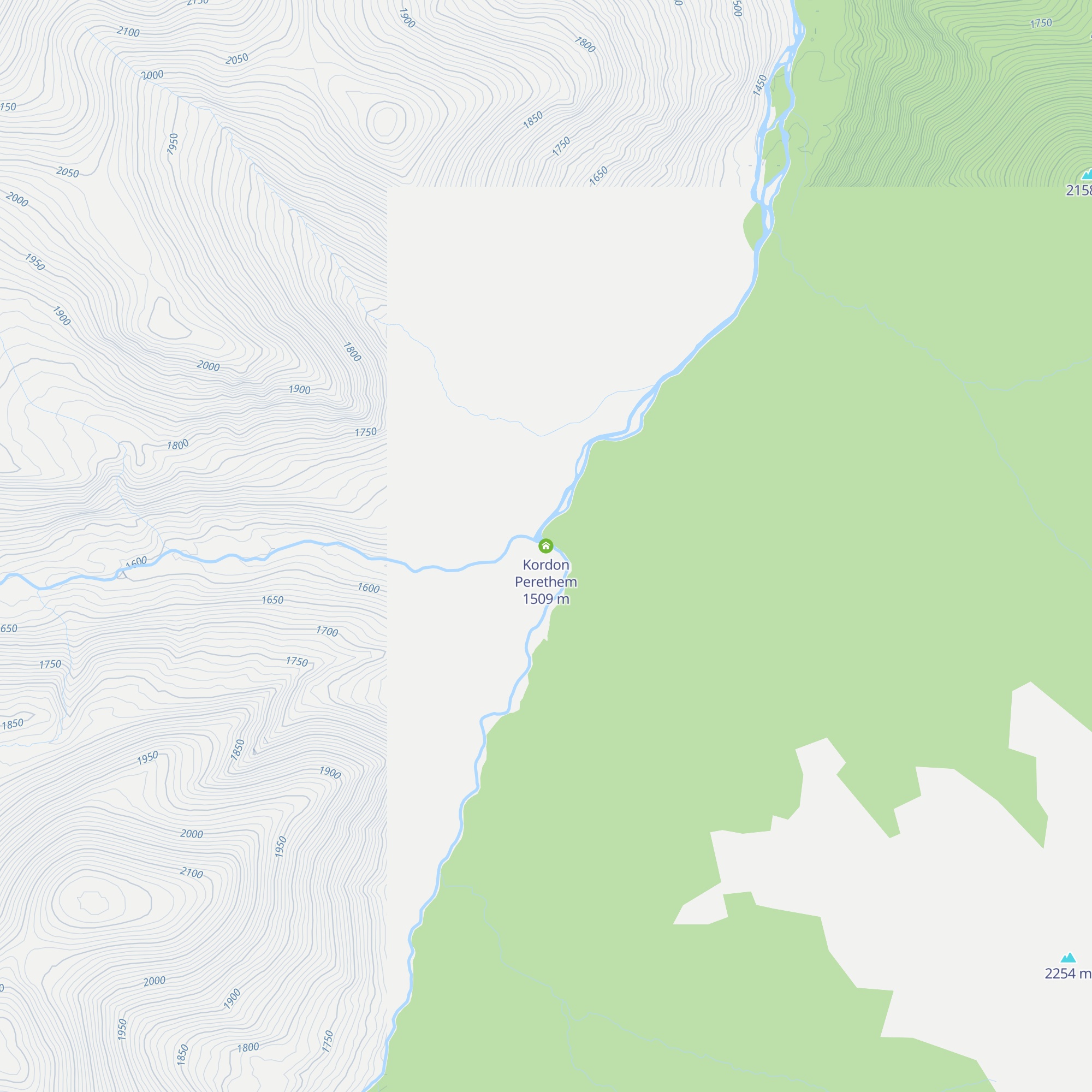 Kordon Perethem map