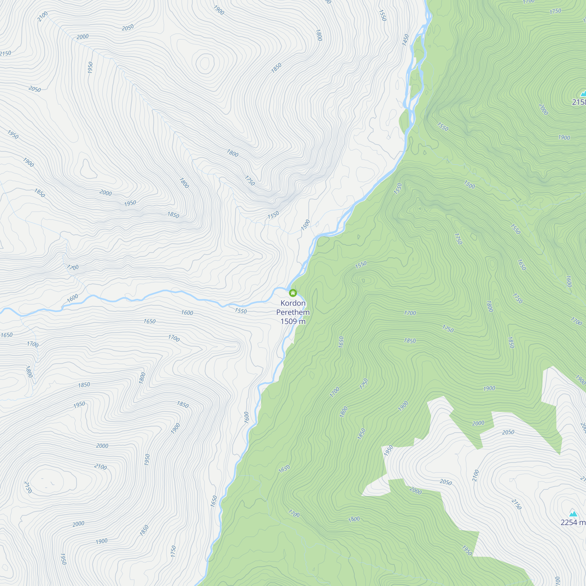 Kordon Perethem map