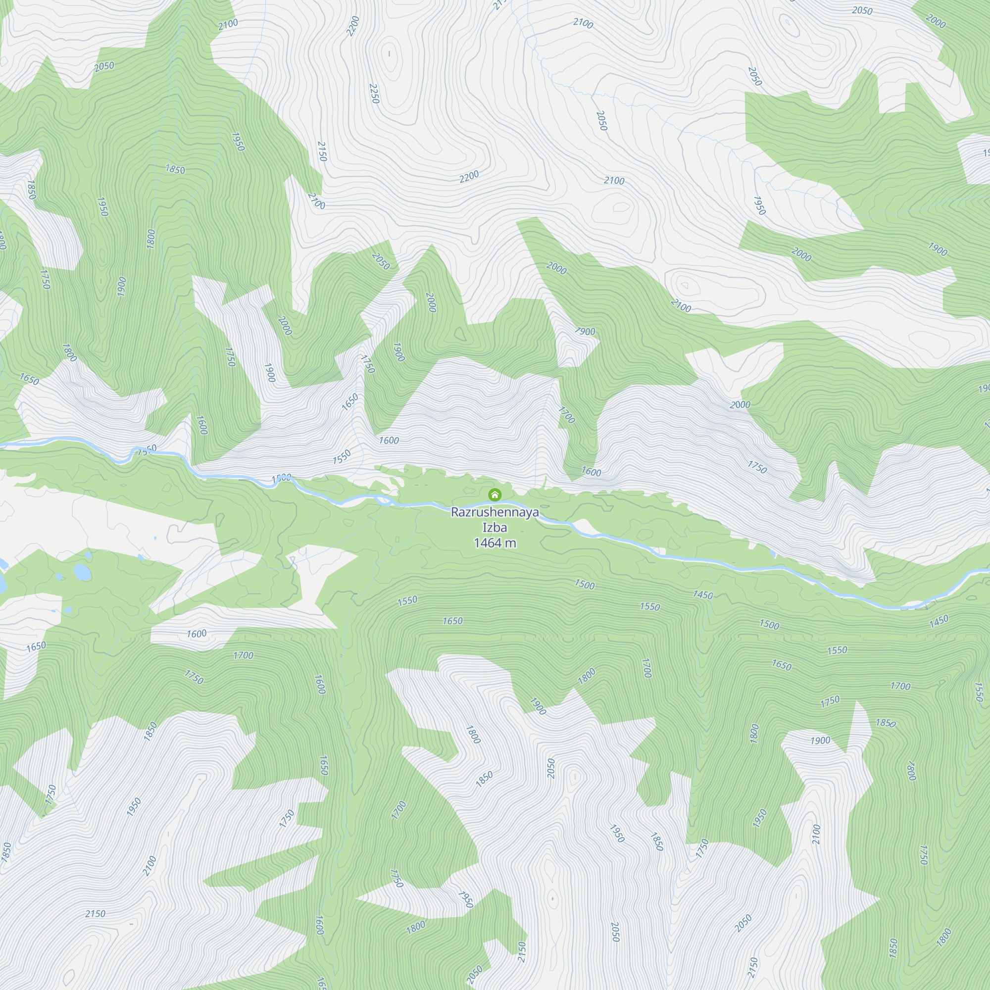 Razrushennaya Izba map