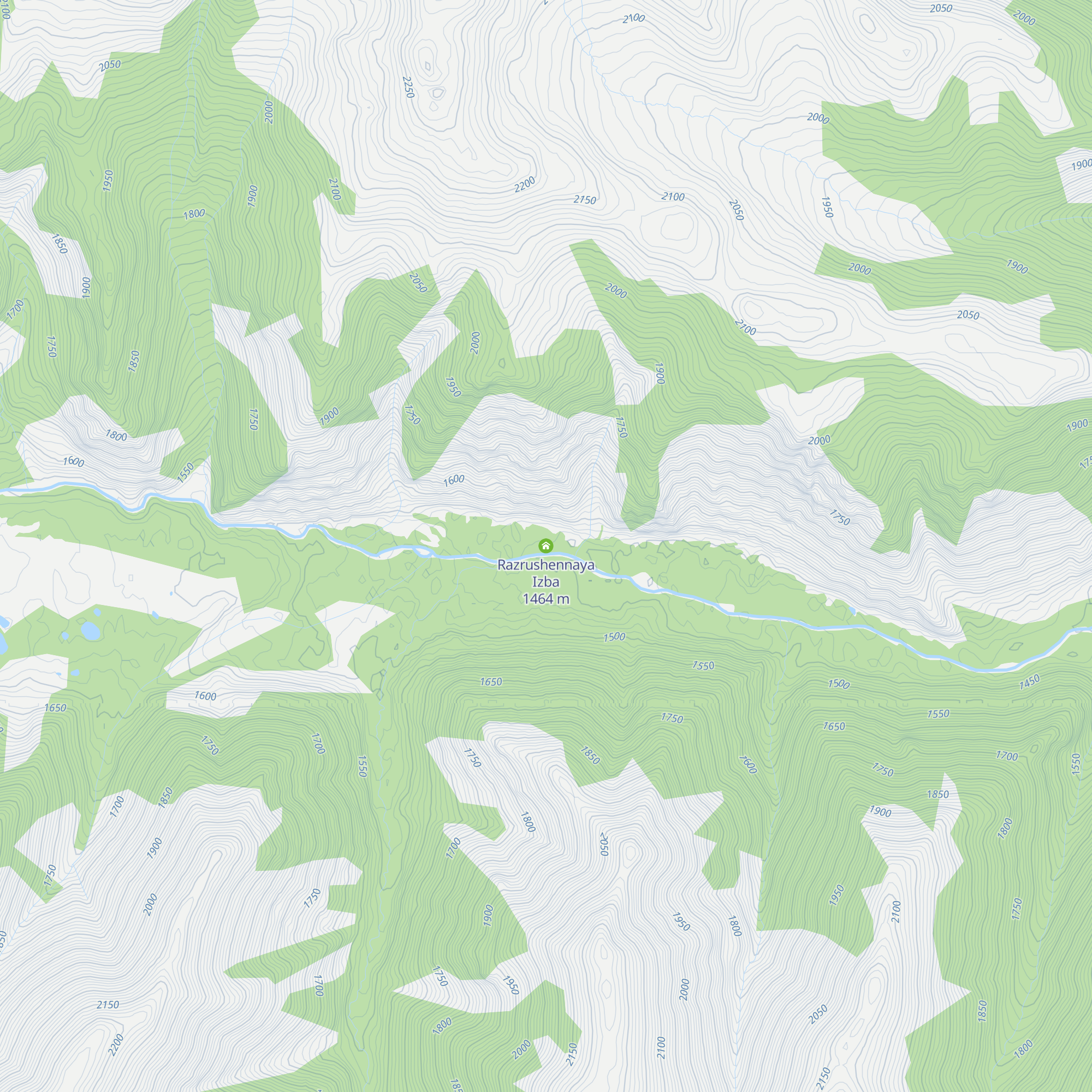 Razrushennaya Izba map