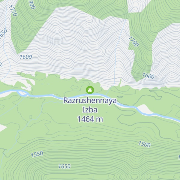 Map of Razrushennaya Izba