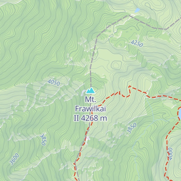 Map of Mt. Frawilkai II